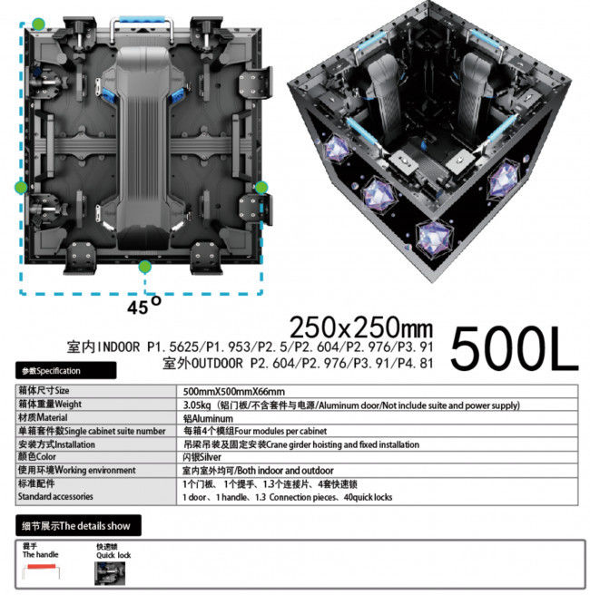 500X500L壓鑄鋁箱體